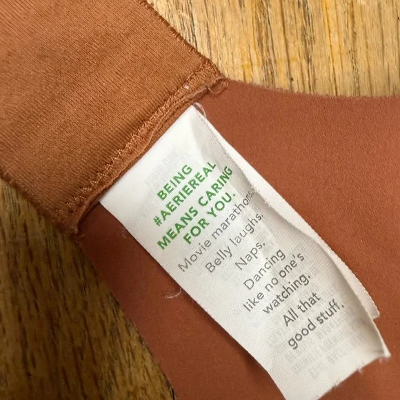 Aerie Smoothies Large Terracotta Seamless Bralette - Picture 7 of 7